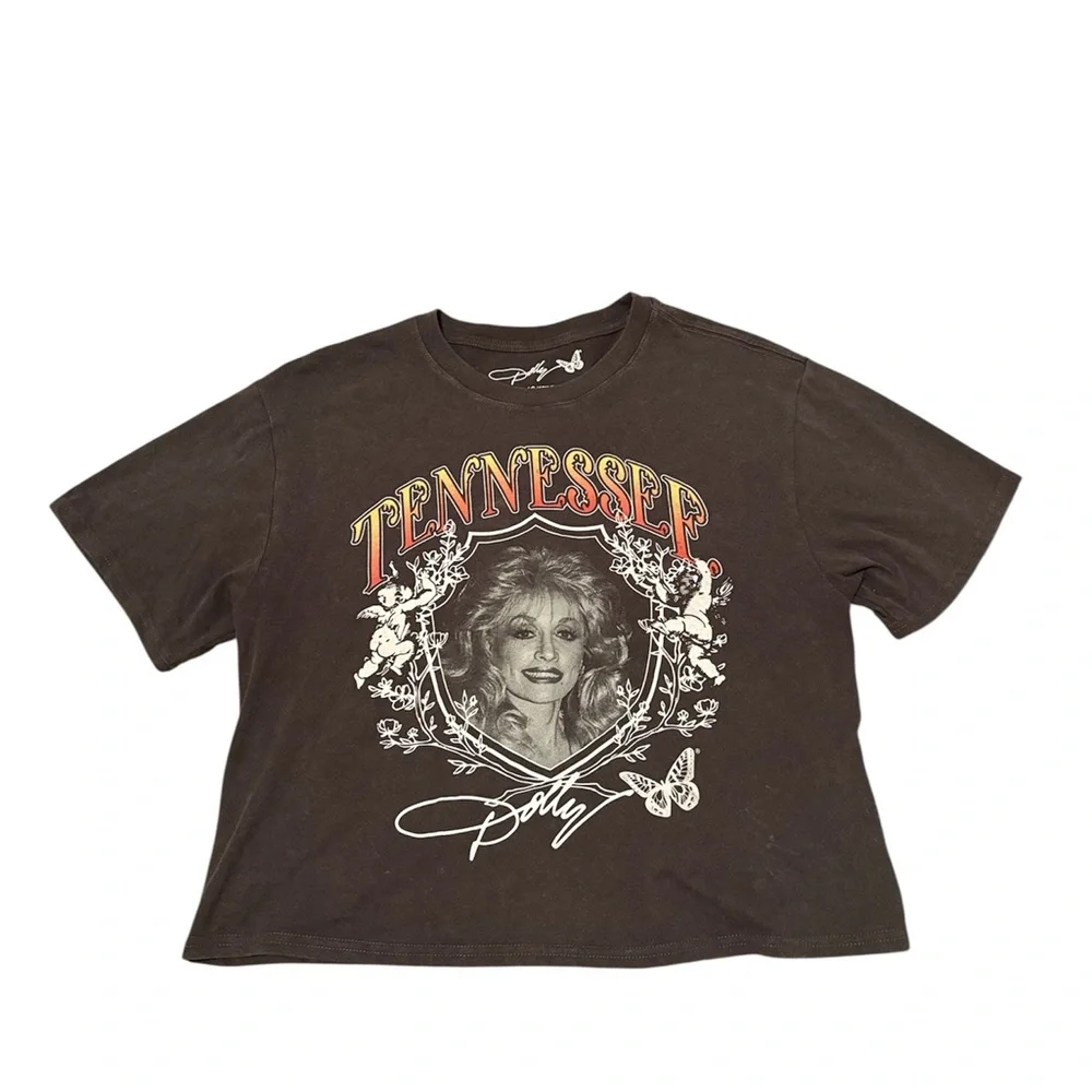 Dolly Parton Tee - Charcoal - Picture 2 of 4